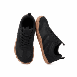 AONETIGER Barfußschuhe Damen Herren Breite Zehenbox | Flexible Rutschfeste Zero Drop Sohle | Leicht Bequem Minimalistische Barfuß Sneaker | ideal für Wandern Trail Fitness Yoga 43 EU 8899 Schwarz Angebot bei HelloDeals