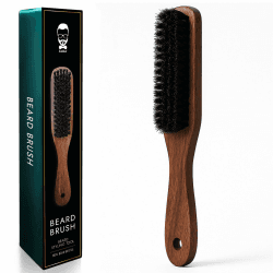 Bartbürste mit Wildschweinborsten – Sakkal | Hochwertiger Holzgriff | Bartpflege für Männer | Entwirrend, Glättend & Antistatisch | Perfekt für Bartstyling & Bartöl-Verteilung Angebot bei HelloDeals