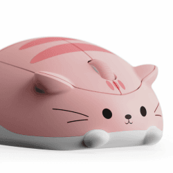 Akko Kabellose Maus Katze Rosa Bluetooth Leiser klick Tri-Mode | Süße Katzenmaus mit 3200 DPI Optiksensor,Leisem Klick,Bluetooth 3.0/5.0/Kabellose Verbindung für Laptop&Büro (Pink Angie) Rosa Angie Angebot bei HelloDeals