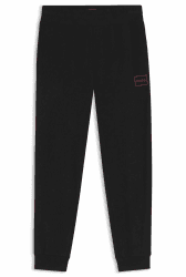 HUGO Herren Laze Pants CW Jogginghose aus Stretch-Baumwolle mit Beinbündchen und gerahmtem Logo XXL Black1 Angebot bei HelloDeals
