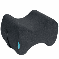 bonmedico Kniekissen für Seitenschläfer mit Gummiband, Grau 25x18.5x14.5cm | Orthopädisches Kniekissen, Memory Foam, Beinkissen zur Linderung von Knie-, Rücken- und Hüftschmerzen, waschbarer Bezug Angebot bei HelloDeals