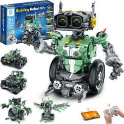 Sillbird 5-in-1 STEM Roboter Auto programmierbarer Baukasten ab 8 Jahren | App-gesteuerter Roboter Auto,Engineering Spielzeug,Kreatives Geschenk für Jungen zu Geburtstag & Weihnachten,727 Teile Angebot bei HelloDeals