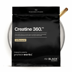Protein Works | Creatine 360 – Black, Geschmacksneutral, 83 Portionen, 250g | Kreatin Monohydrat, 100% Reinheit, ultrafeines mikronisiertes 200-Mesh-Kreatinpulver, sofort löslich, Premium-Qualität Geschmacksneutral 83 Shakes (250g) Angebot bei HelloDeals