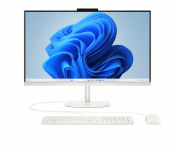 HP OmniStudio 27-cv0205ng All-in-One KI PC, 27 Zoll Entspiegeltes IPS Display, AMD Ryzen 5, 16 GB LPDDR5, 1 TB SSD, AMD Radeon Grafik, Windows 11 Home, QWERTZ Tastatur, Cotton White Angebot bei HelloDeals