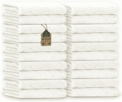 NatureMark Gästetücher – 20er Pack (30x50 cm), 100% Baumwolle, Oeko-TEX Zertifiziert, weich, saugfähig und pflegeleicht – Für Bad, Gäste & Spa – Natur/Creme Angebot bei HelloDeals