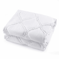 Elegear leichte Sommerdecke 135x200 cm, 2-in-1 Bettdecke und Bettbezug in einem, mit Kissenbezüge 80x80 cm, handbestickte dünne Sommerbettdecke, Oeko-Tex Waschbare Duvet, Weiß Weiß 135x200cm + 1 x Kissenbezug 80x80cm Angebot bei HelloDeals