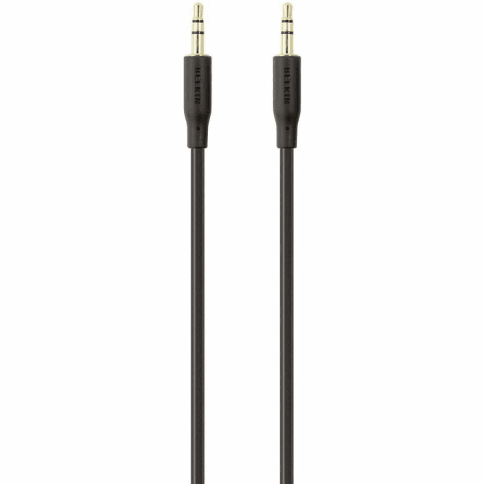 Belkin F3Y117bt2M Klinke Audio Anschlusskabel [1x Klinkenstecker 3.5mm - 1x Klinkenstecker 3.5 mm], Schwarz, 2 m Angebot bei HelloDeals
