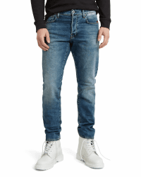 G-Star Herren Jeans 3301 Regular Tapered Jeans 40W / 36L Blau (Vintage Azure 51003-c052-a802) Angebot bei HelloDeals