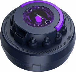 Poolroboter, Poolsauger Akku mit 100 Minuten Laufzeit, Automatische Reinigung mit Selbsteinparkfunktion, 2L Filterkapazität Poolreiniger für Flache Pools bis zu 90㎡ Dunkelblau und Lila Angebot bei HelloDeals