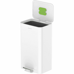 EverGrove Recycling‑Mülleimer, Doppel‑Mülleimer zur Mülltrennung mit Soft‑Close‑Deckel, Herausnehmbare Inneneimer, Edelstahl Küchenabfalleimer für Küche oder Büro (Weiß, 40, Liter) 40 liters Weiß Angebot bei HelloDeals