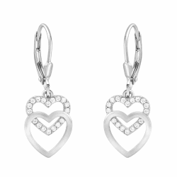 SOFIA MILANI - Damen Ohrringe 925 Silber - Ohrhänger als Herz Angebot bei HelloDeals
