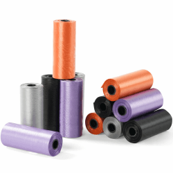 URAQT Müllbeutel - 180 Stück, 12 Rollen Klein Müllbeutel für Auto, Mini Müllsäcke für Haushalt, Küche - Schwarz, Grau, Orange, Lila Schwarzer Müllsack mit 12 Rollen Angebot bei HelloDeals