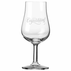 Krosno Whisky Glas Congratulations, 110 ml, Celebration Moments | Bleifreies Kristallglas der Celebration Moments Kollektion für Brandy, Liköre und Spirituosenverkostungen Herzlichen Glückwunsch Angebot bei HelloDeals