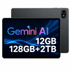 TABWEE 2026 Android Tablet 10 Zoll - 12GB RAM +128GB ROM (2TB TF) | Tablet für Senioren, Schüler & Kinder, 6000mAh, Gemini AI 3.5, Widevine L1, 5G WiFi Grau TABWEE Angebot bei HelloDeals