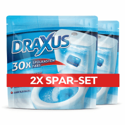 DRAXUS 30x Spülkasten Tabs I Wasserkastenwürfel für den Spülkasten im Vorratspack I WC Tabs färben das Wasser blau I Sorgen für Frische und Sauberkeit (2x Spar-Set) 30 stück (2er Pack) Angebot bei HelloDeals