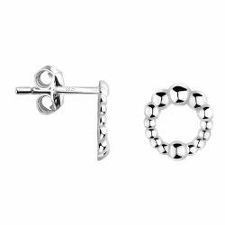 SOFIA MILANI - Damen Ohrringe 925 Silber - Kugel Kreis Ohrstecker Angebot bei HelloDeals