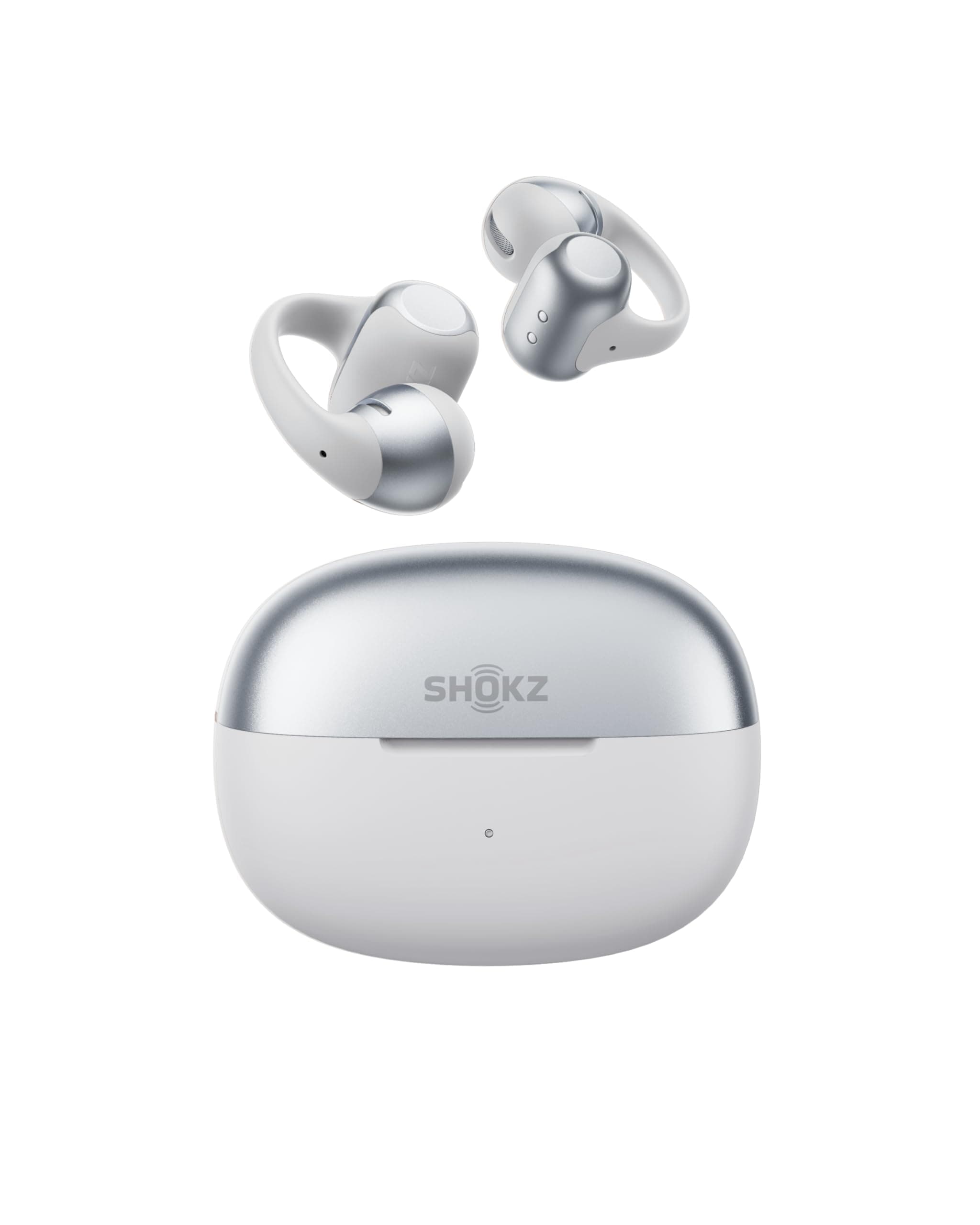 SHOKZ OpenDots 2 Open-Ear Clip-On Earbuds, verbessertes Dolby Audio mit Deep Bass, 40 Std. Laufzeit, Bluetooth 6.1,IP57 wasserdicht, klare Anrufe Dank 3 Mik. für Alltag, kabelloses Laden, Grau Angebot bei HelloDeals