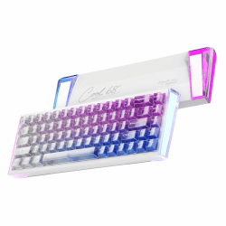 DAREU COOL68 8000Hz Rapid Trigger Gaming Tastatur,0,01mm RT-Genauigkeit,65% Wired Magnetic Mechanical Tastatur mit Hall Effect Switches,20 RGB Modes,Einstellbare Betätigung,für PC/Mac(Aurora-Violett) Angebot bei HelloDeals