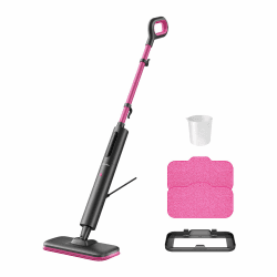 Schenley Leichter Dampfmopp für Hartböden & Teppiche | Dampfstufen, 10 Sek. Aufheizen, 120 °C Dampf, Bis zu 37 Min., 6 m Kabel, Kabelaufwicklung, Freistehend, Chemiefrei Angebot bei HelloDeals