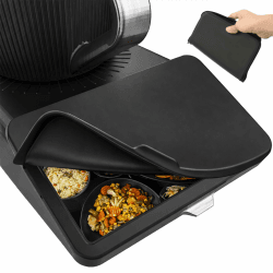 Silikon Displayschutz für Thermomix TM7, Wasserdichte & Staubdichte Displayabdeckung Anti-Kratzer Schutzplatte für TM7 Display, Zubehör für Vorwerk Bimby TM7 Küchenmaschinen (Schwarz) Silikon Displayschutz für Tm7 Angebot bei HelloDeals