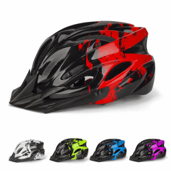 Fahrradhelm Kinder, Kinderhelm für 5-13 Jahre Mädchen/Jungen | Verstellbarer 50-59CM,Multisport-Kinderhelm,Leicht,mit Visier,Farbenfrohes Design,für Fahrrad,Roller,Skating Red M：54-59cm Angebot bei HelloDeals
