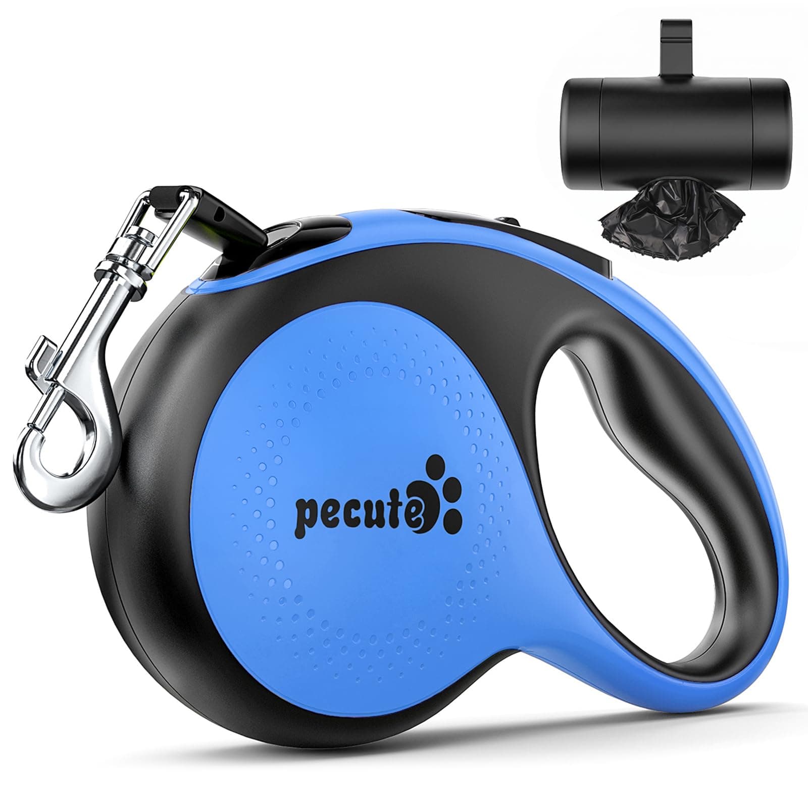pecute Hundeleine 8m, Rollleine für Hunde, 360° Verhedderungsfreier Leinenverlängerung, Anti-Rutsch-Griff und Schnellbremsknopf, Geeignet für Hunde bis zu 30kg Gewicht Blau 8m | 30 kg max Angebot bei HelloDeals