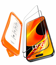 TORRAS für iPhone 15 Pro Max für Panzerglas [TOP Bruchsicherheit] 9H+ Härte Folie Full Screen Militärstandard Schutzglas [Auto-Installation] Anti-Fingerabdruck, 2 Stück | Schutzfolie für iPhone 15 Pro Max,Full Screen,Stoßfeste Schutzfolie,Auto-Montage,0 S Angebot bei HelloDeals