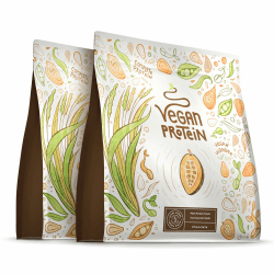 Veganes Proteinpulver | Schokolade | 1.2kg Eiweißpulver | Premiumqualität Protein | Made in Germany | Alpha Foods Schokolade 600g (2 Pack) Angebot bei HelloDeals