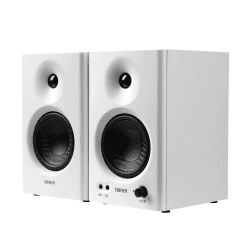 Edifier MR4 kompakte 2.0 Studiomonitore (42 Watt) mit Class-D Verstärker und Zwei wählbaren Klangmodi, Weiß Weiß MR4 2-Wege 42 Watt Angebot bei HelloDeals
