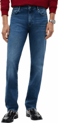 Tommy Hilfiger Herren Gerade Slim Straight Denton Cobalt Blue Mw0mw42317 33W / 30L Denim (Cobalt Blue) Angebot bei HelloDeals