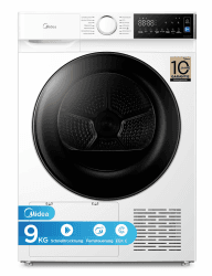 Midea Heat Pump Dryer, Freestanding, Series V5, 9KG | App-Steuerung, Startzeitvorwahl, 30' Schnelltrocknung, UV-Desinfektion mit Milbenentfernung, Knitterschutz, Inverter-Motor Series V5 9 KG Angebot bei HelloDeals
