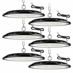 100W UFO LED High Bay Light, 6000K Kaltweiß UFO LED Werkstattlampe,Hallenstrahler 15000LM, IP65 Wasserdichte Industrielampe High Bay Licht für Fabriken,Garage,Lagerhaus (6 Pack, 100W) 100 Watt 6 Angebot bei HelloDeals