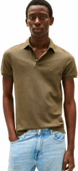 Tommy Hilfiger Herren Poloshirt Kurzarm 1985 Slim Slim Fit XL Khaki (Army Green) Angebot bei HelloDeals