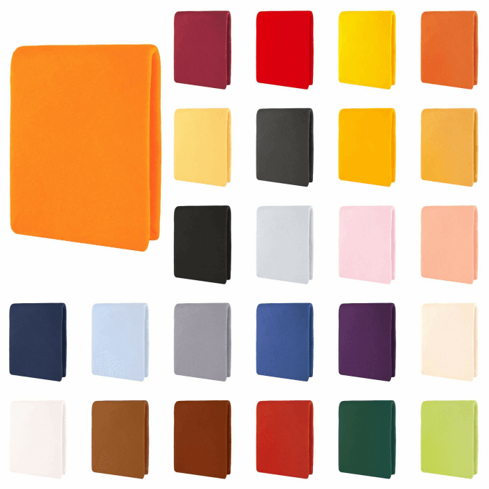 CelinaTex Aqua Wasserbett Boxspringbett Spannbettlaken 120x200-130x220 cm orange Baumwolle Bettlaken Elastan Orange 190g/Qm 120x200 - 130x220 x 38 cm - 1er Set Angebot bei HelloDeals