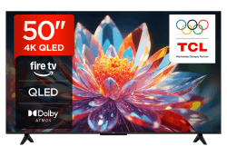 TCL 50T6C 50 Zoll QLED Fernseher, 4K UHD Fire TV, HDR10+, Dolby Vision & Atmos, Smart TV mit Sprachsteuerung mit Alexa, Google Cast & AirPlay 2 Angebot bei HelloDeals
