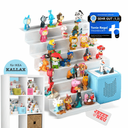 Tonie Regal als Einsatz für IKEA KALLAX | vollständig magnetisches Toniebox Regal für mehr als 50 Figuren + Box | Tonieregal für Mädchen und Jungen in weiß | Tonie Box Aussparung [RECHTS] Tonie Box Aussparung RECHTS Angebot bei HelloDeals