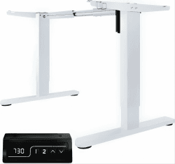 Flamaker Höhenverstellbarer Schreibtisch Elektrisch Tischgestell Höhenverstellbar Elektrisch 2-Fach-Teleskop Mit Memory-Steuerung Höhenverstellbarer Schreibtisch Gestell (Weiß) 1 Weiß Angebot bei HelloDeals
