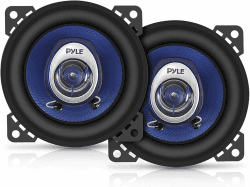 Pyle Auto Lautsprecher 10cm 4 Zoll 2 Wege Set 180W - Einbaulautsprecher Auto Kfz Lautsprecher mit Hochtöner Car Hifi Klang klare Höhen kompakte Bauform einfache Installation 102 mm (4") Angebot bei HelloDeals