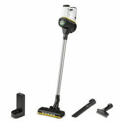 KÄRCHER Akku-Staubsauger VC 6 Cordless ourFamily, 2 Saugstufen, Laufzeit: bis zu 50 min., Gewicht: 2,8 kg, 25,2 V Akku, Wandhalterung mit Ladefunktion, Boden- und Fugendüse, Staubbürste, Weiß 250 Watt Angebot bei HelloDeals