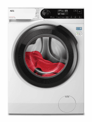 AEG Waschmaschine 9kg, Serie 7000 ProSteam - Dampf-Programm – Weniger Bügeln & Mehr Frische, A-20%, Leise, Mengenautomatik, Nachlegefunktion, Startzeitvorwahl, Vollwasserstopp, 1400 U/min, LR7AMZ491FL Angebot bei HelloDeals