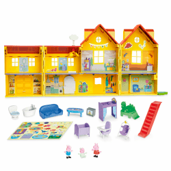 Peppa Pig Peppas großes Haus Spielset, 80 cm Angebot bei HelloDeals