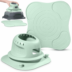 2-in-1 Set: Heißluftfritteuse Schutzhülle mit Kabel-Organizer & Hitzeschutz Unterlage aus Silikon | Rutschfeste Arbeitsplattenmatte und Abdeckhaube als Schutz für Ninja CRISPi FN101EU (Grün) Angebot bei HelloDeals