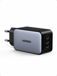 UGREEN Nexode USB C Ladegerät 65W, mit 3X USB-C-Port, Laptop Charger | GaN Netzteil, kompaktes PPS-Schnellladegerät, kompatibel mit MacBook Pro, iPhone 17 Air, 16, Galaxy S25 Ultra Angebot bei HelloDeals