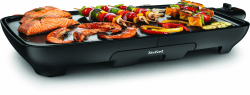 Tefal Malaga Plancha, Elektrischer Tischgrill, 2000 W, extra große Grillfläche, stufenlos regelbarer Thermostat, Antihaftbeschichtung, Thermo-Spot, Fettablaufrinne, für 6–8 Personen, Schwarz, CB501812 Plancha Compact 900 Angebot bei HelloDeals