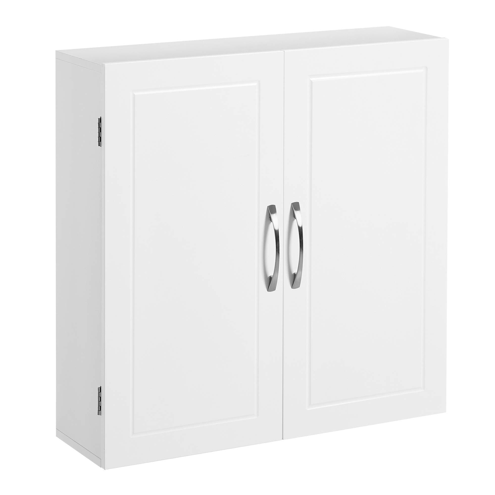 VASAGLE Badezimmerschrank, Badschrank, wandmontiert, 18 x 60 x 60 cm, Wandschrank mit verstellbaren Ablagen, wolkenweiß BBC320W01 | Badschrank, Wandschrank mit verstellbaren Ablagen, wolkenweiß BBC320W01 Wolkenweiß 18T x 60B cm Angebot bei HelloDeals