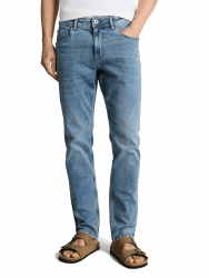 Tom Tailor Herren TTJOSH Regular Slim Jeans 36W / 34L 10118-used Light Stone Blue Denim Angebot bei HelloDeals