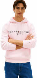 Tommy Hilfiger Herren Hoodie Tommy Logo mit Kapuze L Pink (Pink Lily) Angebot bei HelloDeals