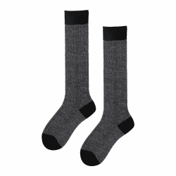 KUNERT Herren Kniestrümpfe Heritage Socks Fashion 43-46 Anthra mel. 8130 Angebot bei HelloDeals