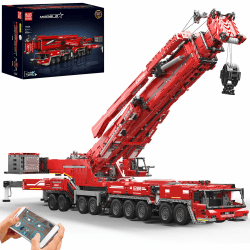 Mould King Technik Kran für Liebherr LTM 11200 Raupenkran, 8506 Teile Technologie Ferngesteuert LKW-Kran Modellbauklötze Geschenk zu Weihnachten LiBo Kran Angebot bei HelloDeals