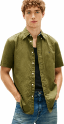 Tommy Hilfiger Herren S/S Shirt L Green (Dark Artichoke) Angebot bei HelloDeals